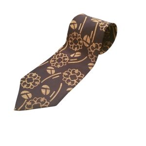100% Silk Mens Navy Blue Tie